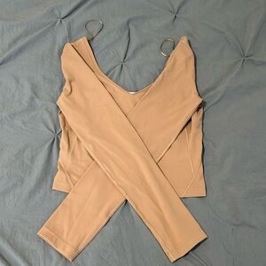 Brown Lululemon Align Long Sleeve